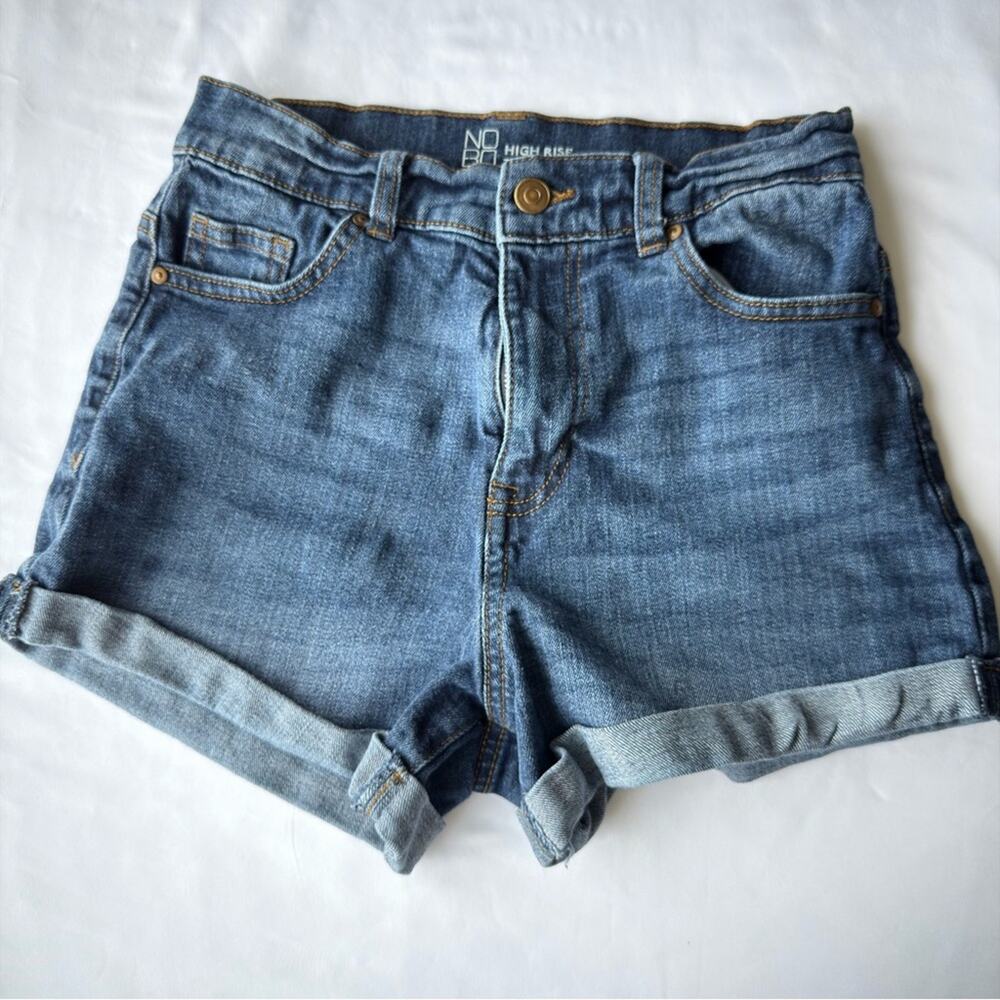 NOBO Classic Blue High Waist Denim Shorts Womens size 5